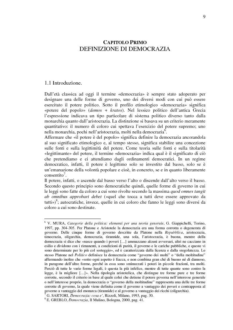 Anteprima della tesi: La democrazia del Profeta: per un confronto tra concetto occidentale e concetto islamico di democrazia., Pagina 8