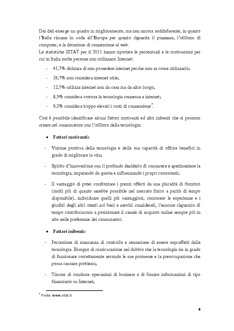 Anteprima della tesi: Il Web Marketing e la Vendita dei Servizi Turistici Online, Pagina 7