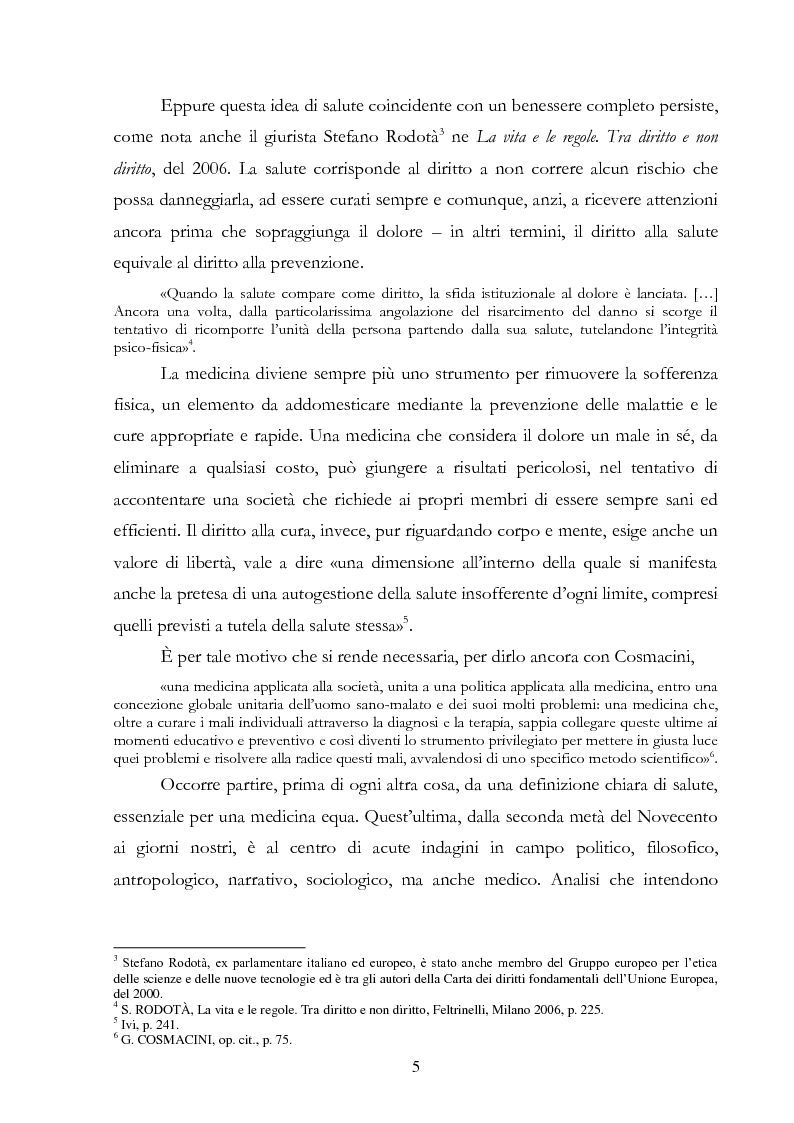 Anteprima della tesi: Politiche della salute. Percorsi critici della medicina contemporanea, Pagina 3