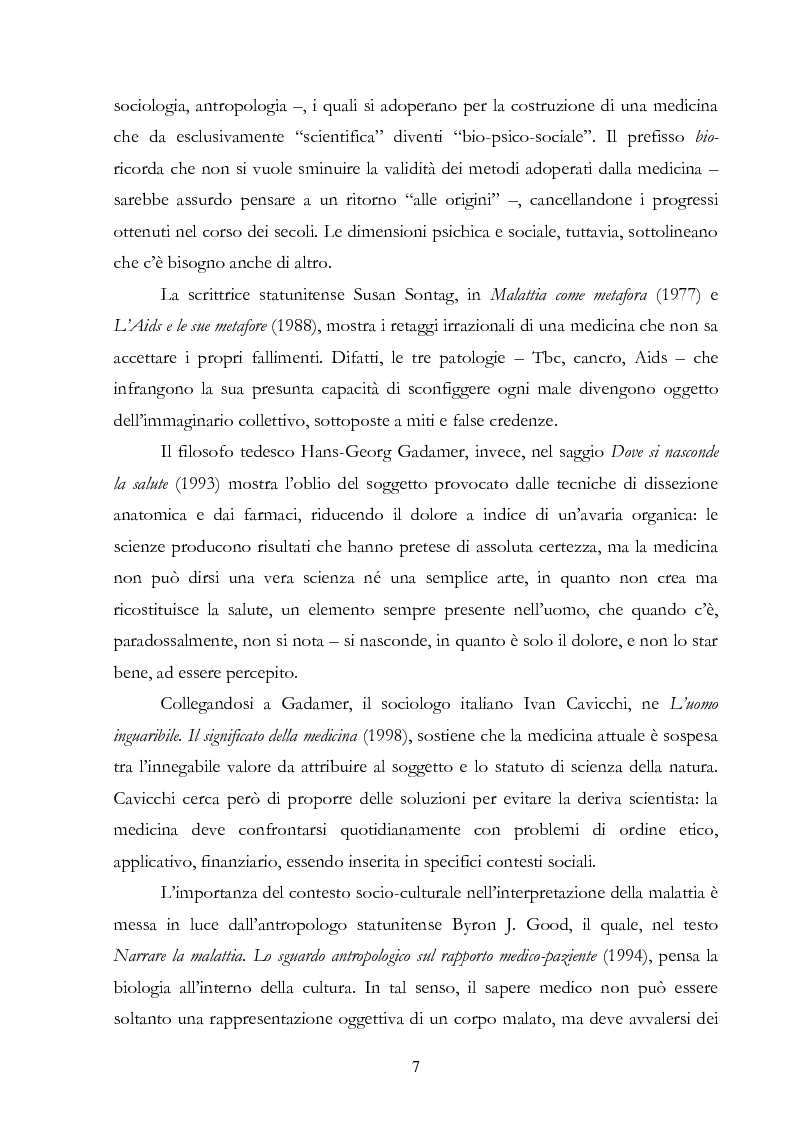Anteprima della tesi: Politiche della salute. Percorsi critici della medicina contemporanea, Pagina 5