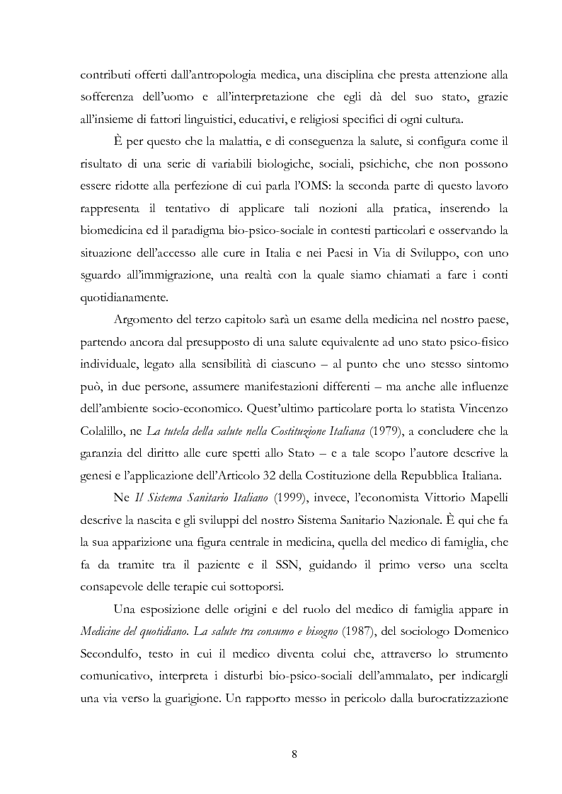 Anteprima della tesi: Politiche della salute. Percorsi critici della medicina contemporanea, Pagina 6