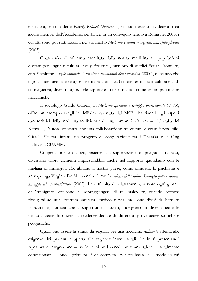 Anteprima della tesi: Politiche della salute. Percorsi critici della medicina contemporanea, Pagina 8