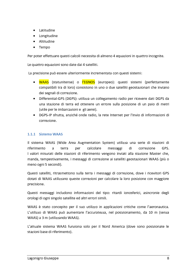 Anteprima della tesi: Sviluppo hardware e software di un sistema di fleet management basato su sistema GPS/GSM, Pagina 4