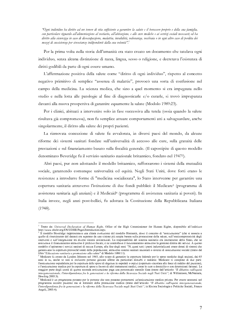 Anteprima della tesi: La comunicazione nelle aziende sanitarie. Il caso dell’Ospedale Riabilitativo di Alta Specializzazione di Motta di Livenza, Pagina 6