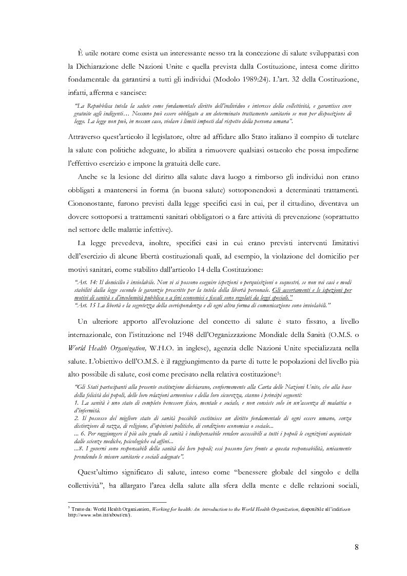 Anteprima della tesi: La comunicazione nelle aziende sanitarie. Il caso dell’Ospedale Riabilitativo di Alta Specializzazione di Motta di Livenza, Pagina 7