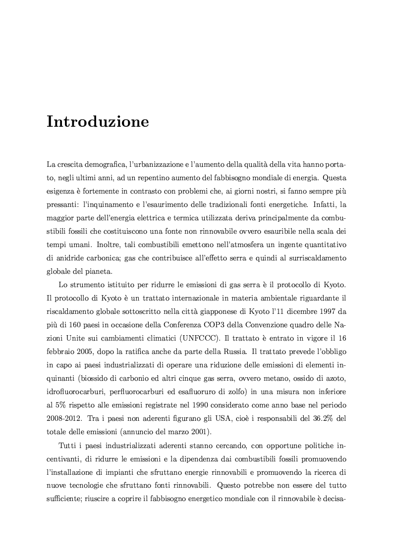 Anteprima della tesi: Studio sperimentale e numerico di sistemi fotovoltaici ibridi PV/T, Pagina 2