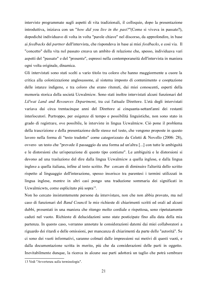 Anteprima della tesi: Ucwalmicw T'micw, la nostra terra: dinamiche di gestione fondiaria dei territori indigeni in British Columbia, Pagina 11