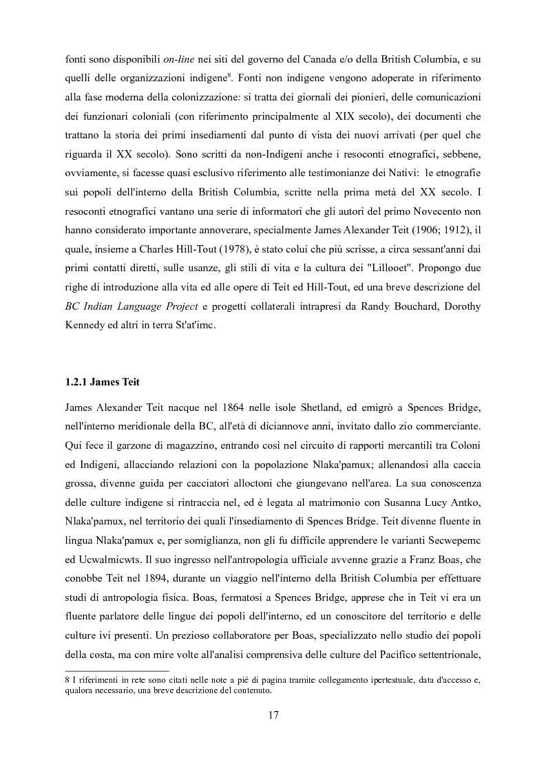 Anteprima della tesi: Ucwalmicw T'micw, la nostra terra: dinamiche di gestione fondiaria dei territori indigeni in British Columbia, Pagina 7