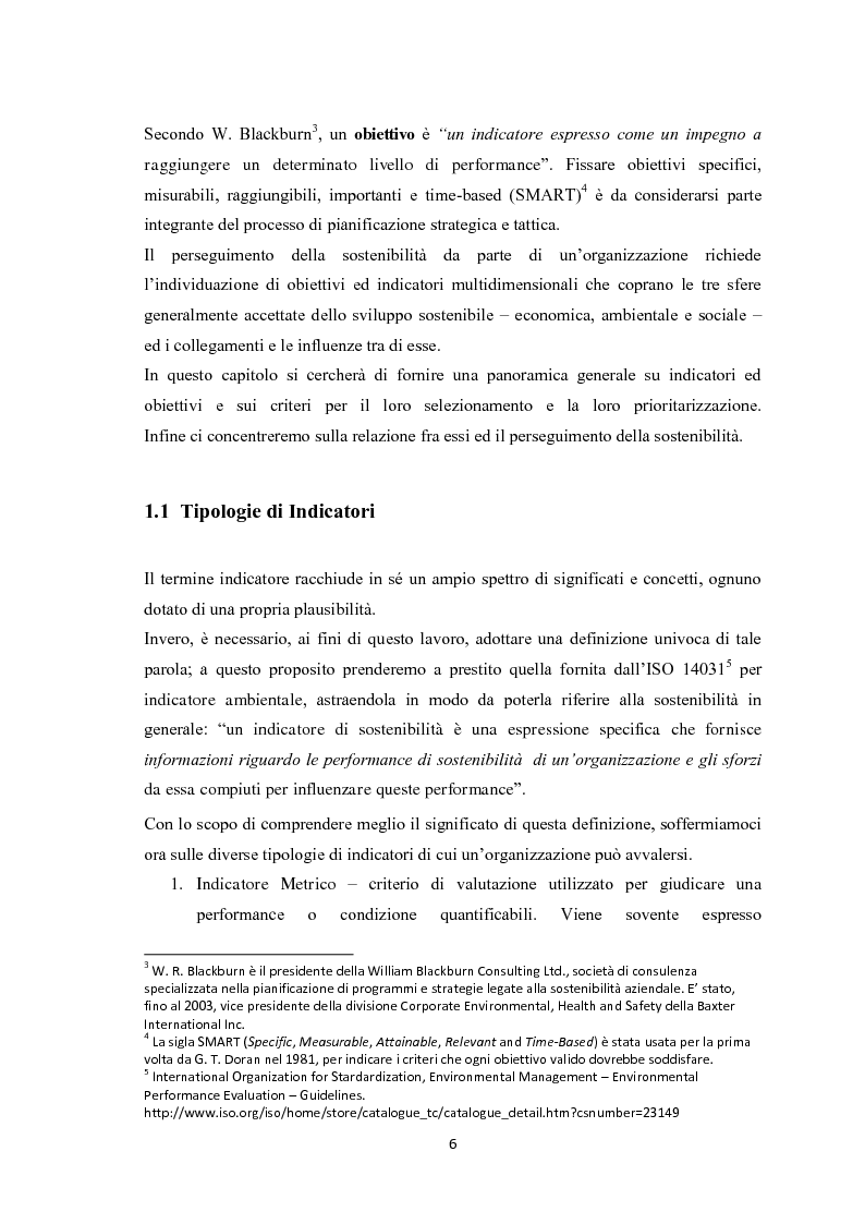 Anteprima della tesi: Sostenibilità aziendale. Strumenti per il controllo., Pagina 5