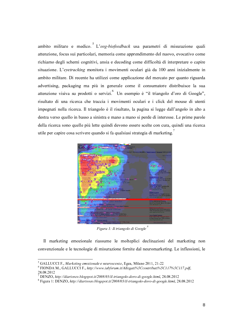 Anteprima della tesi: Il marketing sensoriale: analisi e ricerca dei 5 sensi nella comunicazione, Pagina 5