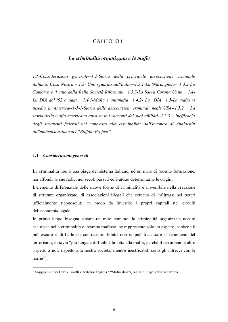Anteprima della tesi: Cooperazione Internazionale e lotta alla criminalità organizzata, Pagina 4