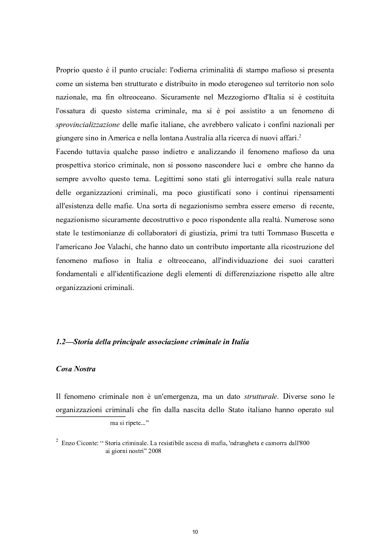 Anteprima della tesi: Cooperazione Internazionale e lotta alla criminalità organizzata, Pagina 5