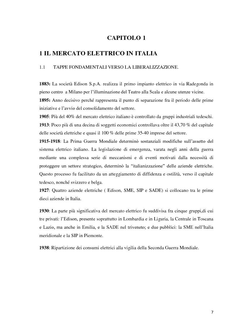 Anteprima della tesi: L'offerta commerciale nel mercato elettrico italiano, Pagina 3