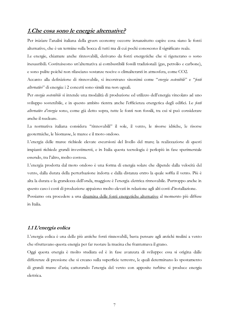 Anteprima della tesi: L'impatto della green economy in Italia: un'economia alternativa è davvero possibile?, Pagina 4