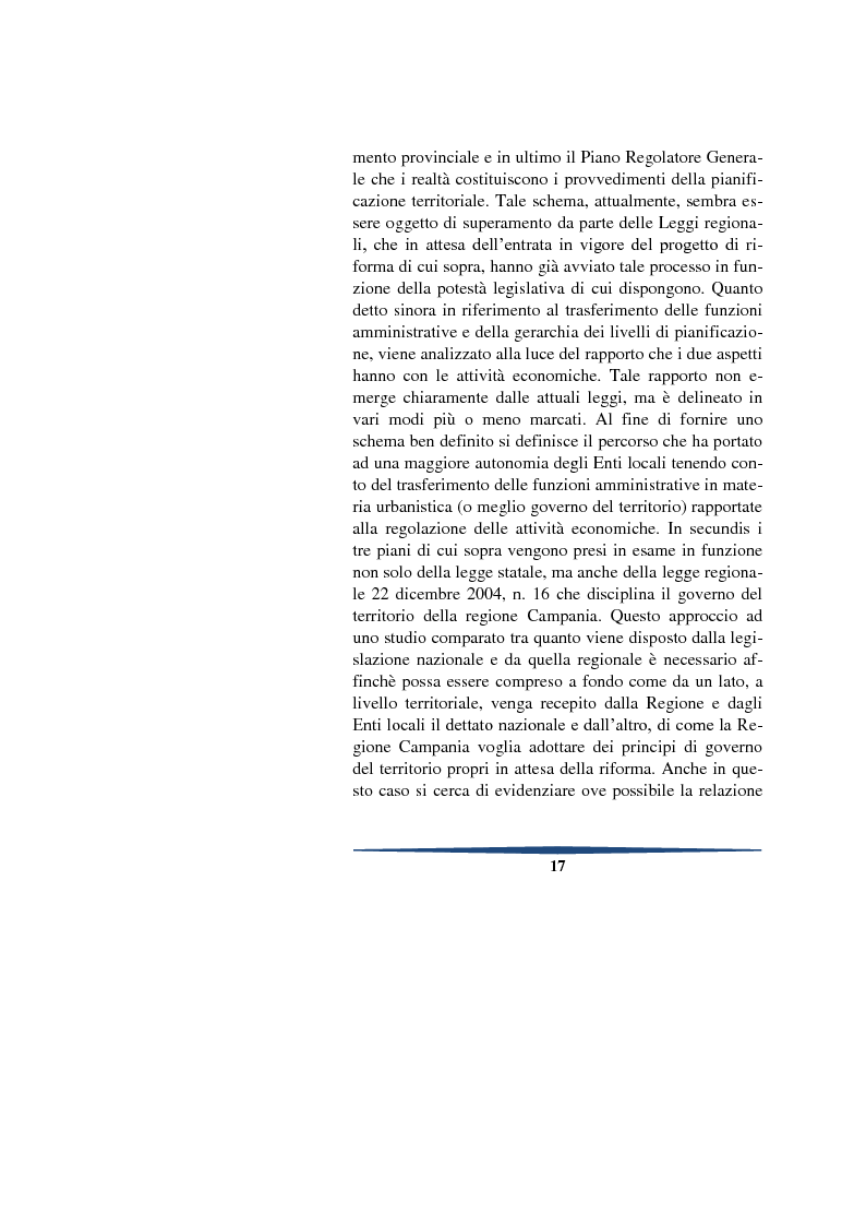 Anteprima della tesi: Il piano degli insediamenti produttivi tra governo del territorio e regolazione delle attività economiche. Il caso del comune di Teggiano, Pagina 4