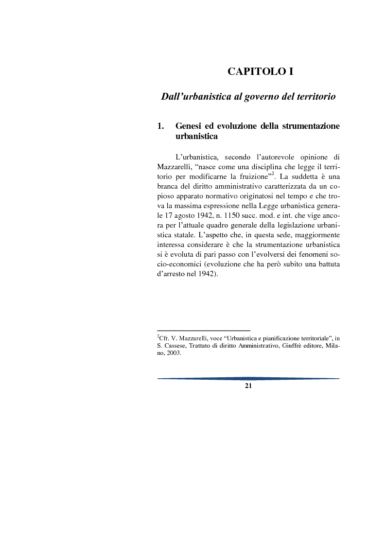Anteprima della tesi: Il piano degli insediamenti produttivi tra governo del territorio e regolazione delle attività economiche. Il caso del comune di Teggiano, Pagina 7