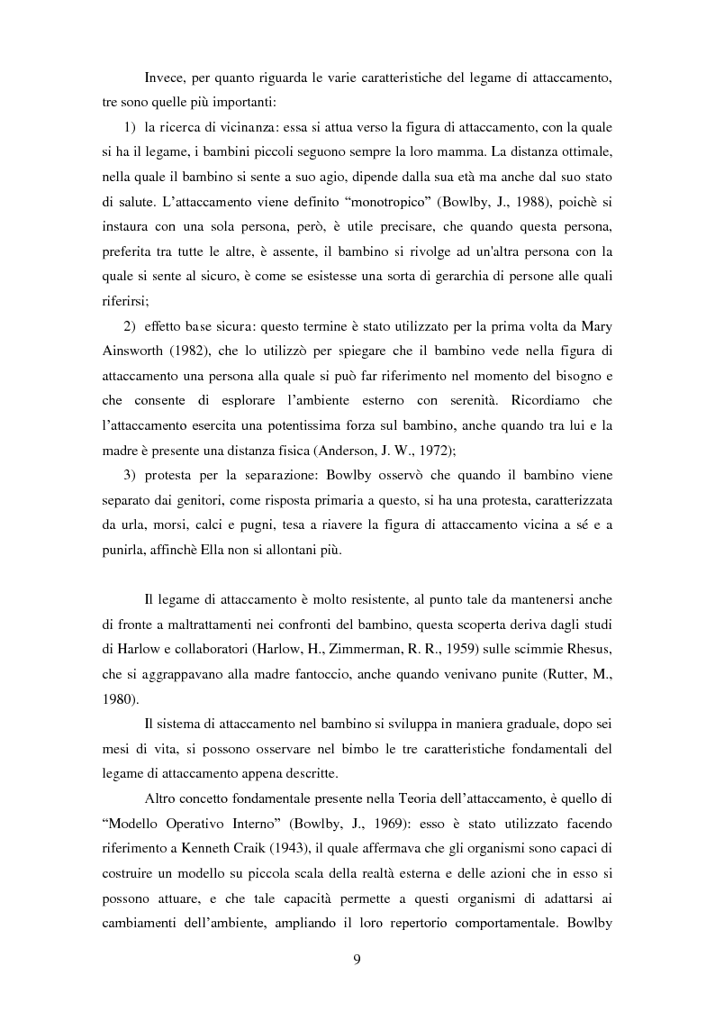 Anteprima della tesi: Le rappresentazioni mentali in gravidanza nella genitorialità tipica e ''a rischio'': strategie di prevenzione e di intervento precoce, Pagina 10