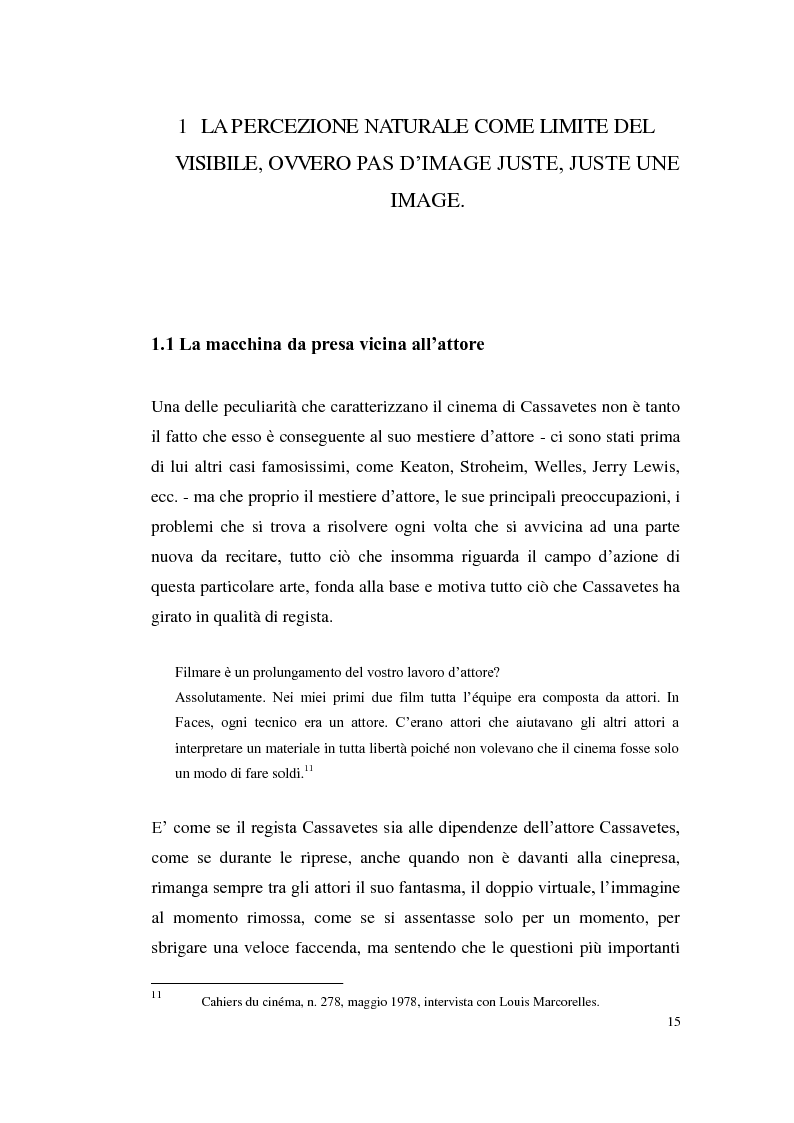 Anteprima della tesi: John Cassavetes. Un cinema vitale., Pagina 11