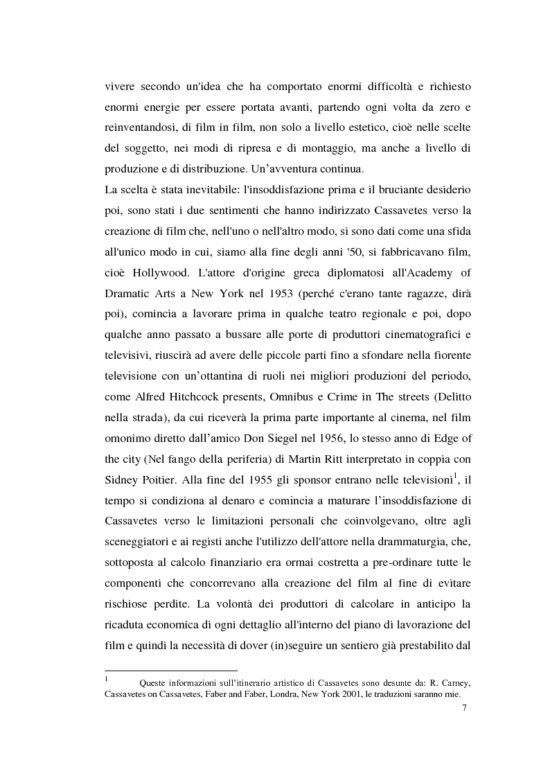 Anteprima della tesi: John Cassavetes. Un cinema vitale., Pagina 3