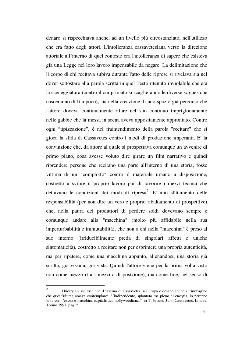 Anteprima della tesi: John Cassavetes. Un cinema vitale., Pagina 4