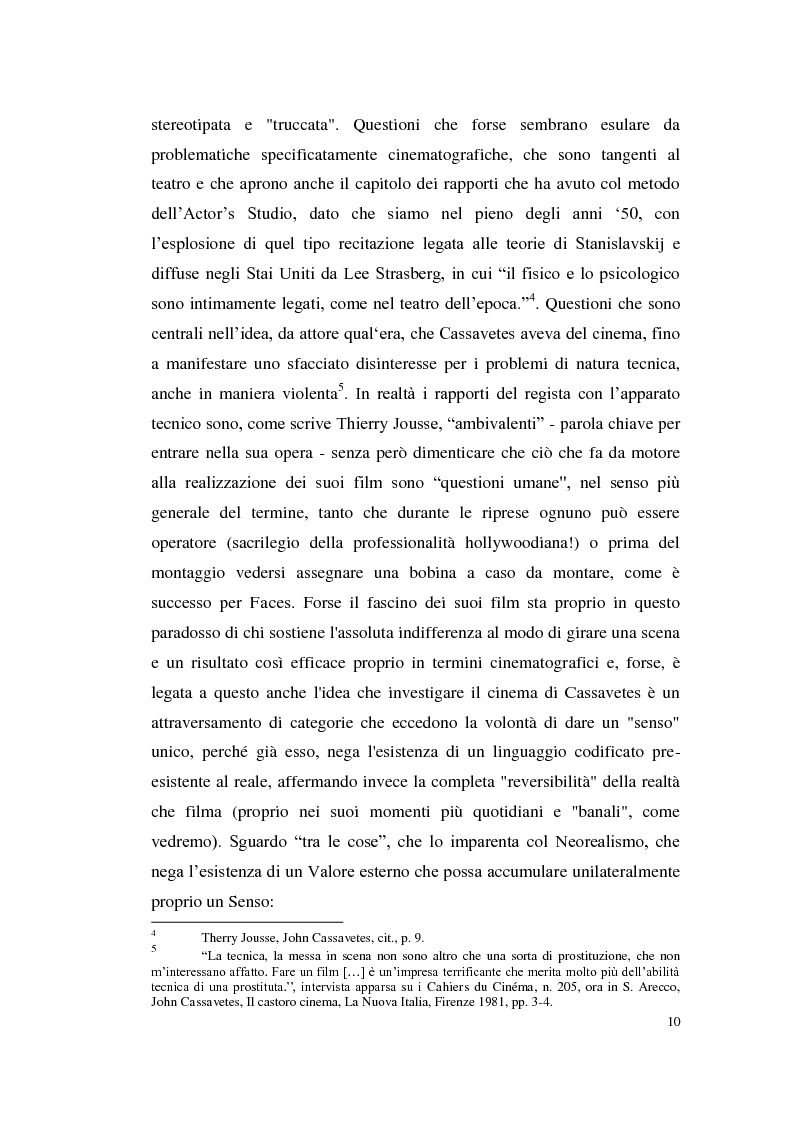 Anteprima della tesi: John Cassavetes. Un cinema vitale., Pagina 6