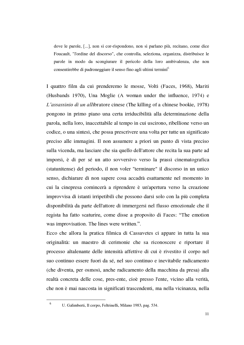 Anteprima della tesi: John Cassavetes. Un cinema vitale., Pagina 7