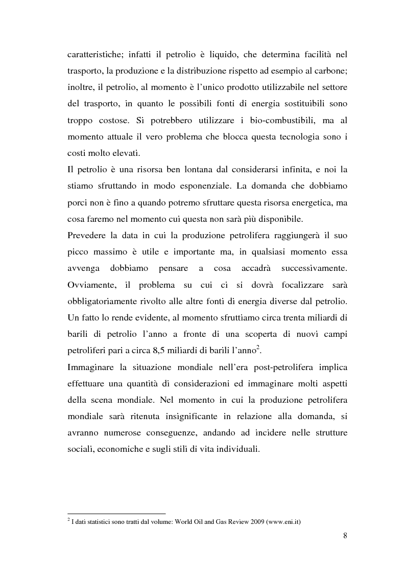 Anteprima della tesi: Le potenzialità dell'energia rinnovabile: analisi di profittabilità di un investimento nel fotovoltaico, Pagina 6