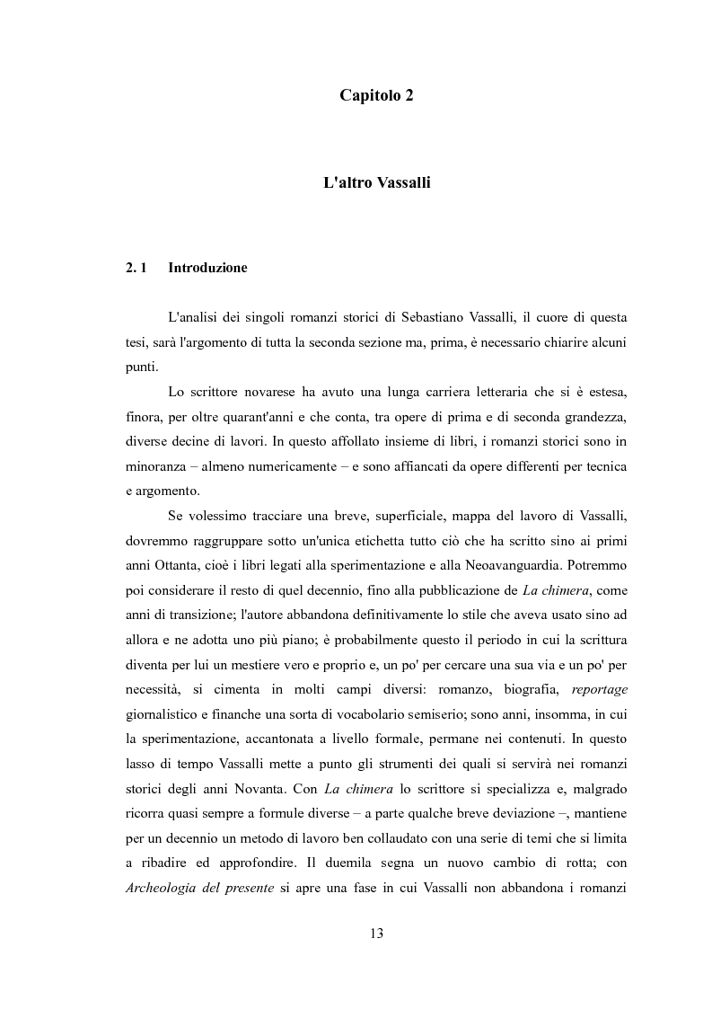 Anteprima della tesi: La narrativa di Sebastiano Vassalli. Romanzo storico e romanzo d'invenzione, Pagina 10