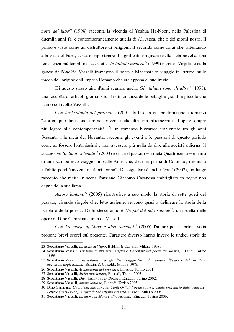 Anteprima della tesi: La narrativa di Sebastiano Vassalli. Romanzo storico e romanzo d'invenzione, Pagina 8