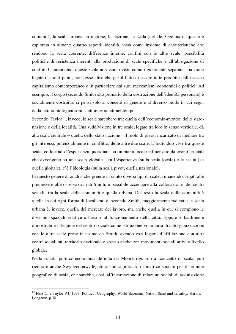 Anteprima della tesi: I centri sociali a Napoli: analisi di uno spazio pubblico, Pagina 9