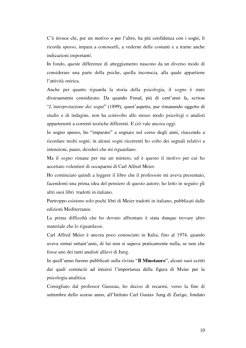 Anteprima della tesi: Carl Alfred Meier: un pioniere della psicologia analitica, Pagina 3