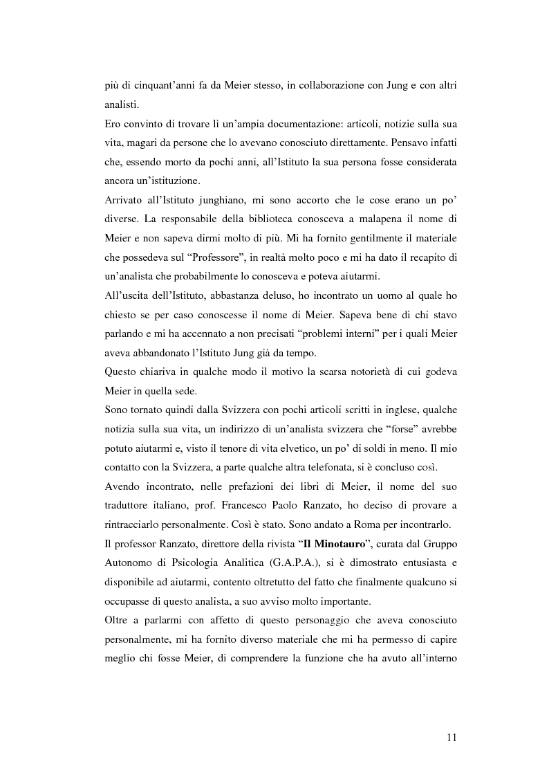 Anteprima della tesi: Carl Alfred Meier: un pioniere della psicologia analitica, Pagina 4