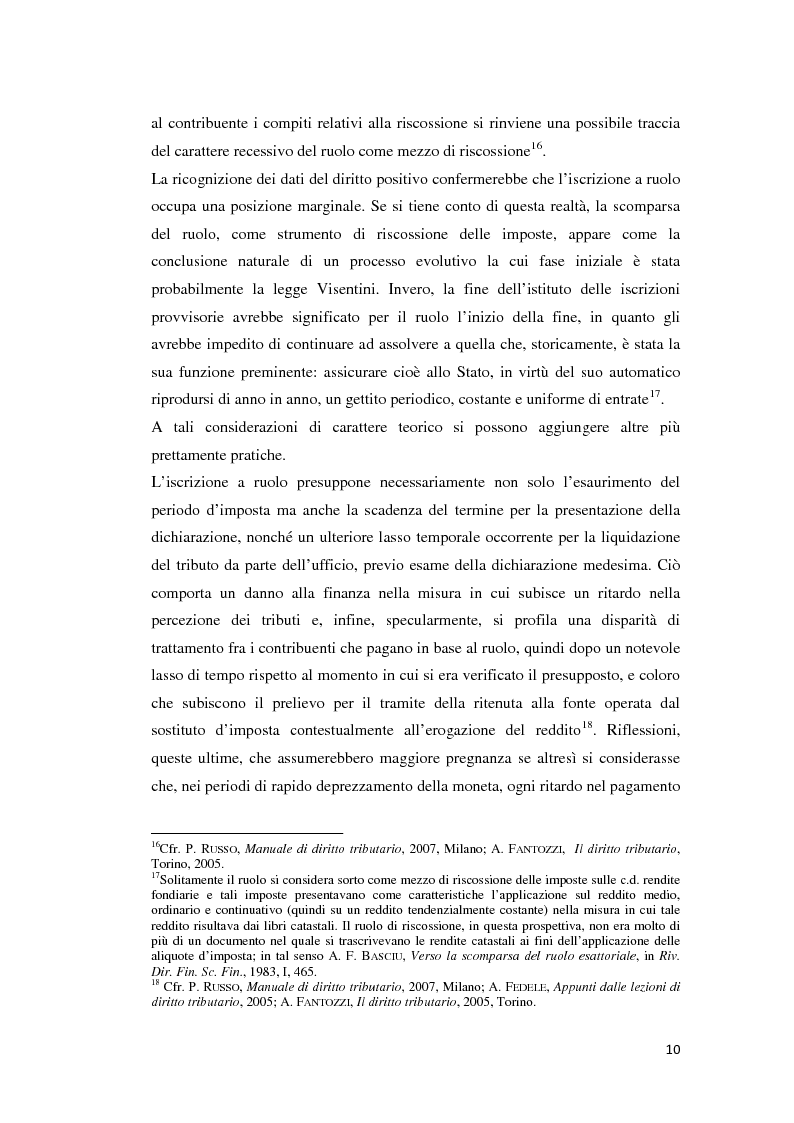 Anteprima della tesi: L'atto di accertamento esecutivo, Pagina 7