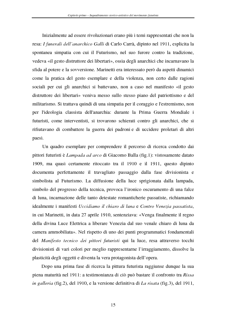 Anteprima della tesi: Esperienze futuriste tra Parma e Piacenza, Pagina 10