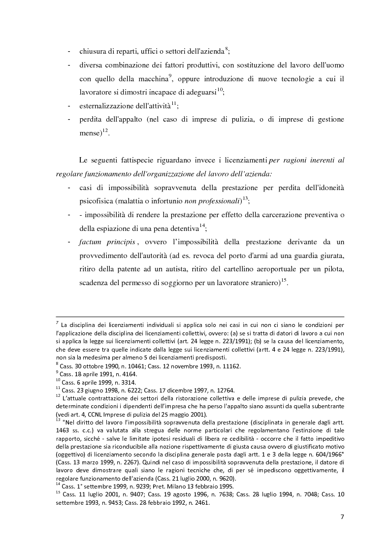 Anteprima della tesi: L'analisi di bilancio come strumento di valutazione del licenziamento per giustificato motivo oggettivo: un caso operativo, Pagina 6