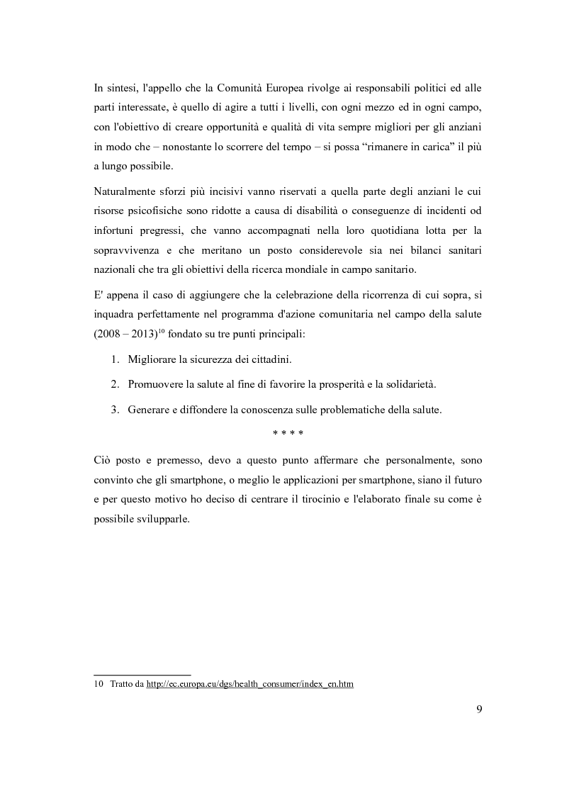 Anteprima della tesi: Sviluppo di una applicazione Android per il monitoraggio delle persone anziane non autosufficienti, Pagina 6