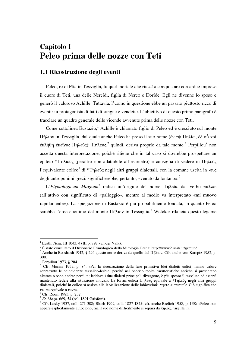 Anteprima della tesi: Peleo e Teti: una relazione asimmetrica, Pagina 6