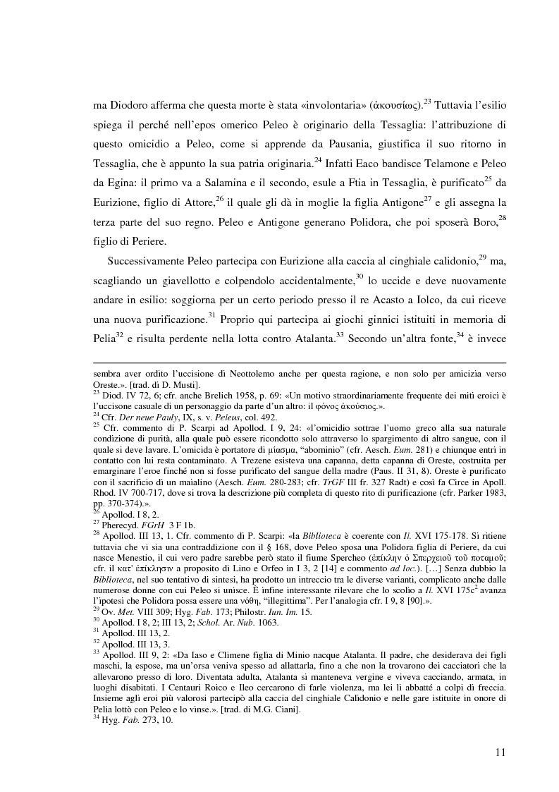 Anteprima della tesi: Peleo e Teti: una relazione asimmetrica, Pagina 8