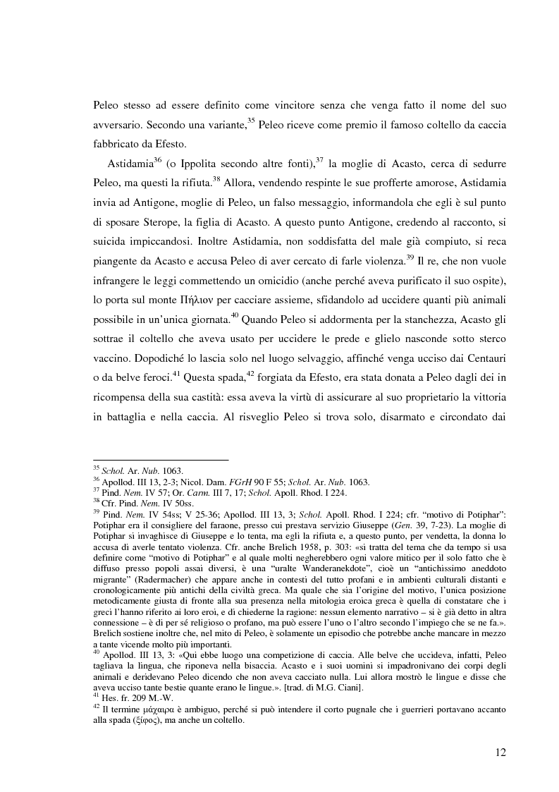 Anteprima della tesi: Peleo e Teti: una relazione asimmetrica, Pagina 9