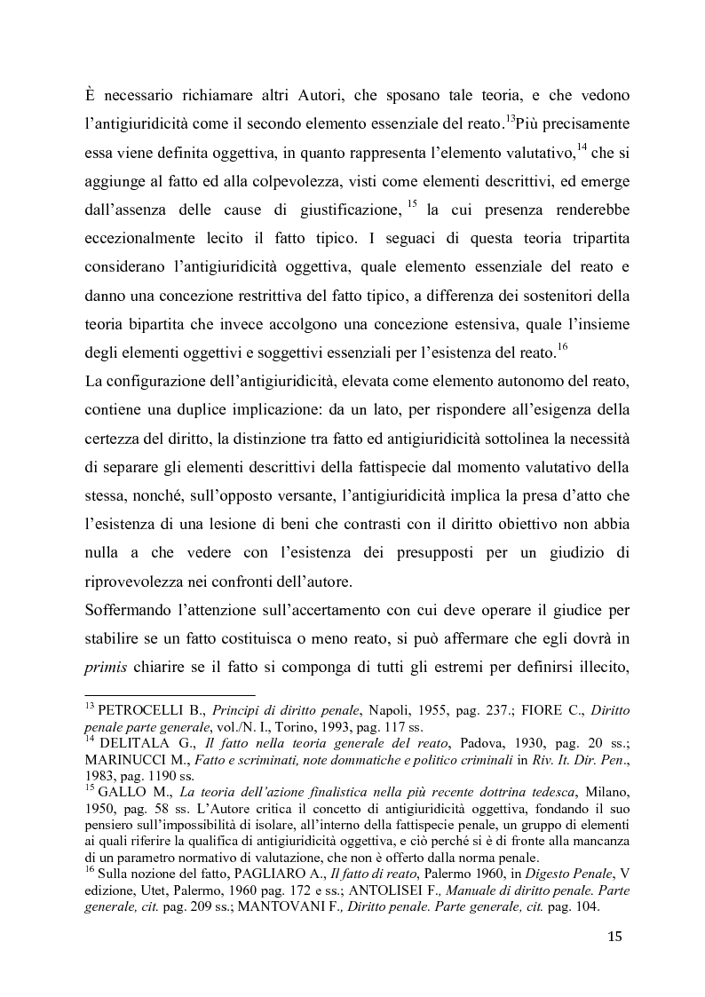 Anteprima della tesi: L'eccesso colposo di legittima difesa, Pagina 11