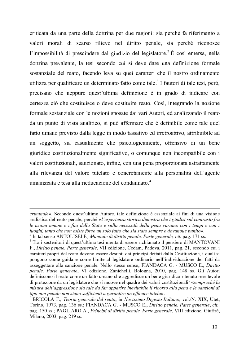 Anteprima della tesi: L'eccesso colposo di legittima difesa, Pagina 6