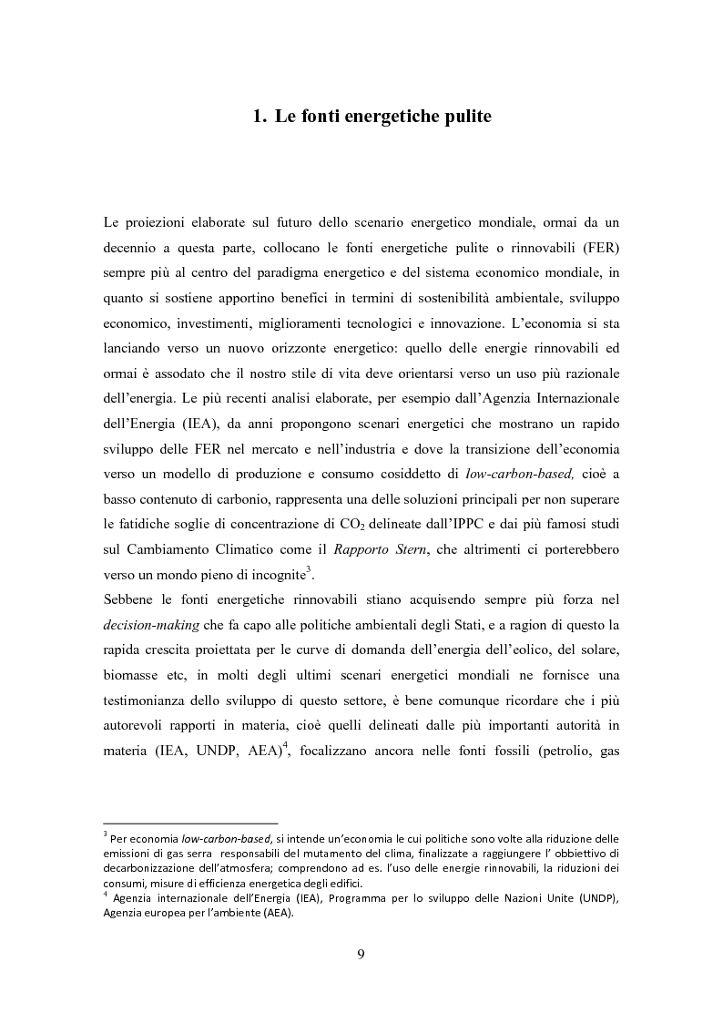 Anteprima della tesi: La biomassa: una FER a rapido sviluppo. Studio della filiera a oli vegetali e sulla sostenibilità ambientale ed energetica dei biocombustibili., Pagina 6
