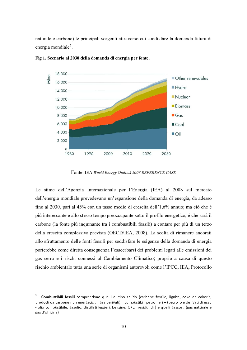 Anteprima della tesi: La biomassa: una FER a rapido sviluppo. Studio della filiera a oli vegetali e sulla sostenibilità ambientale ed energetica dei biocombustibili., Pagina 7