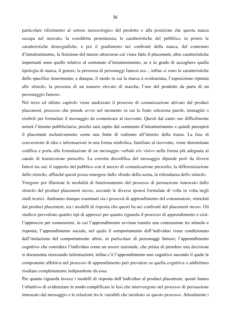 Anteprima della tesi: Il Product placement dalle origini ai giorni nostri, Pagina 5