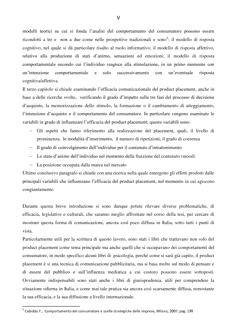 Anteprima della tesi: Il Product placement dalle origini ai giorni nostri, Pagina 6