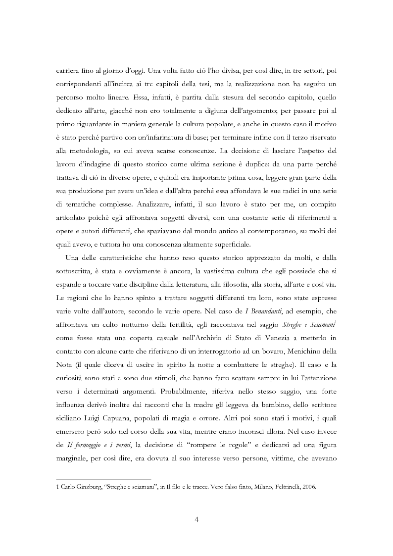 Anteprima della tesi: Carlo Ginzburg: una biografia intellettuale, Pagina 3