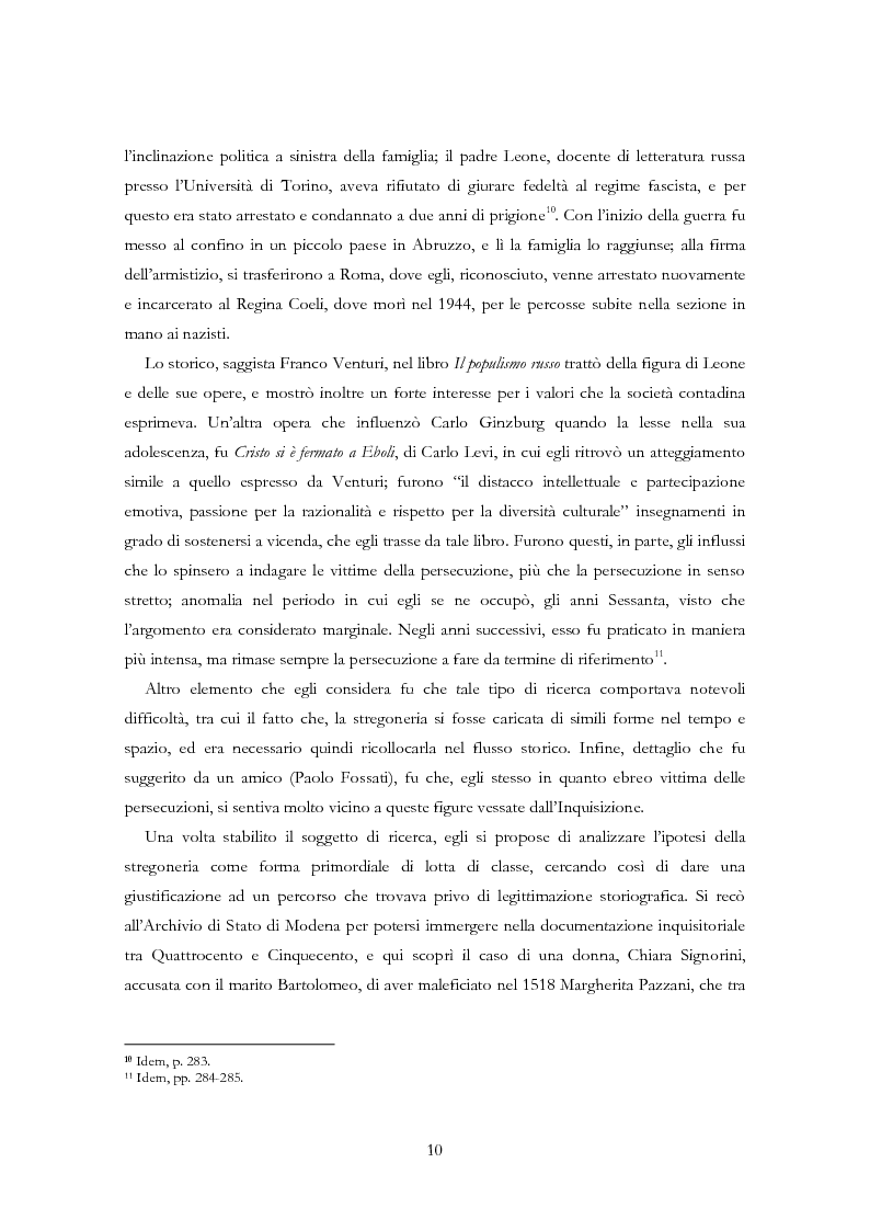 Anteprima della tesi: Carlo Ginzburg: una biografia intellettuale, Pagina 8
