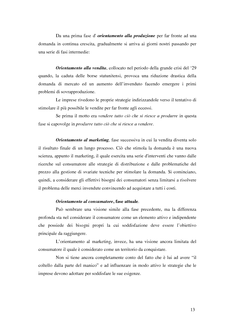 Anteprima della tesi: Mulino Bianco e la capacità di individuare e soddisfare un bisogno latente - L’uso della comunicazione integrata per mantenere e potenziare la brand image in un’epoca di cambiamento, Pagina 10