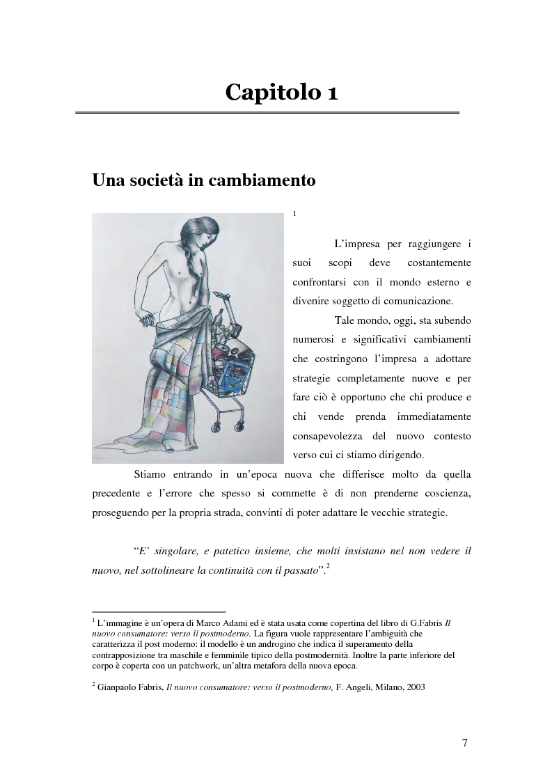 Anteprima della tesi: Mulino Bianco e la capacità di individuare e soddisfare un bisogno latente - L’uso della comunicazione integrata per mantenere e potenziare la brand image in un’epoca di cambiamento, Pagina 4