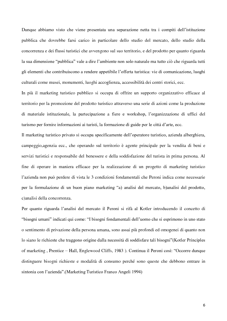 Anteprima della tesi: Web marketing per il turismo, Pagina 4